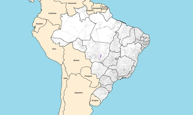 Rede rodoviária utilizada no estudo de demanda da MT-130.