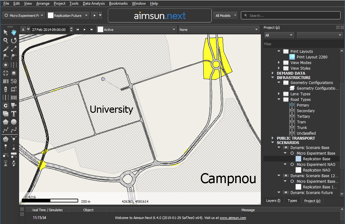 New release: Aimsun Next 8.4 dark mode HiDPI