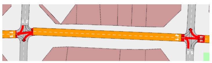 Using Existing Nodes in Aimsun Geometry Configurations - The new section is in the opposite direction Using Existing Nodes in Aimsun Geometry Configurations - The new section is in the opposite direction