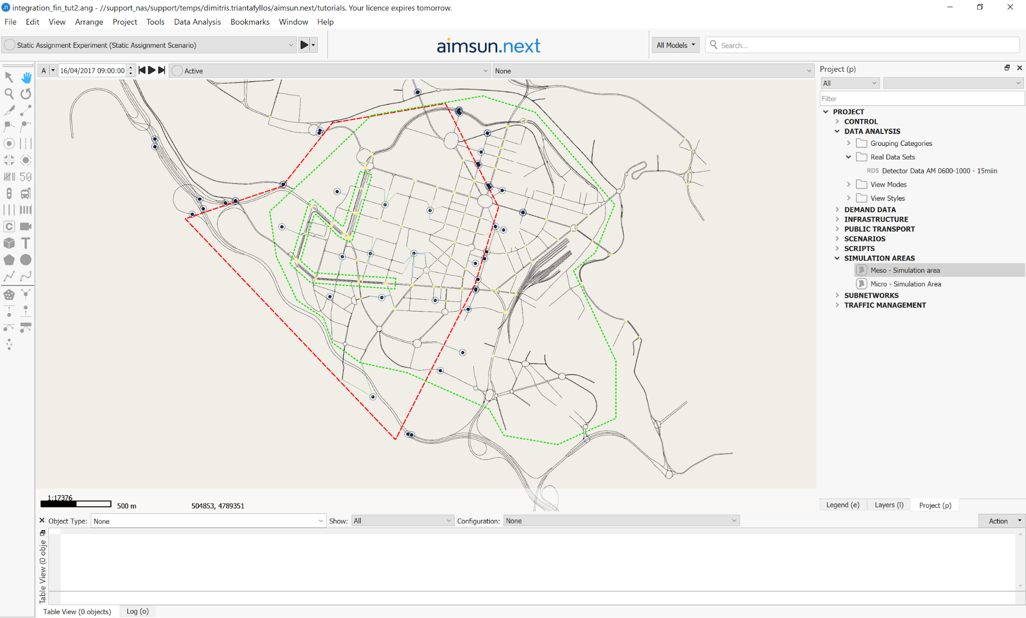 Draw a polygon, right click and click convert to simulation area Draw a polygon, right click and click convert to simulation area