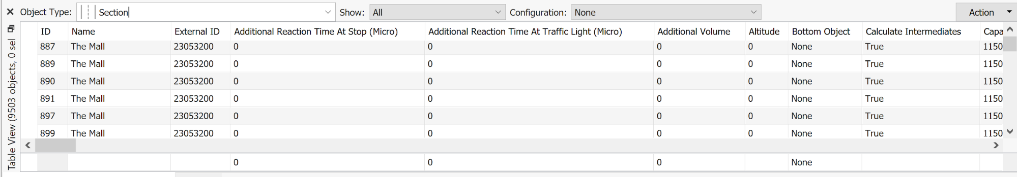 How to define speed limits by vehicle class in static models