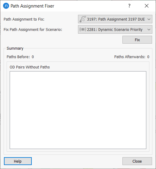 Interface Gráfica do Usuário do APA Fixer