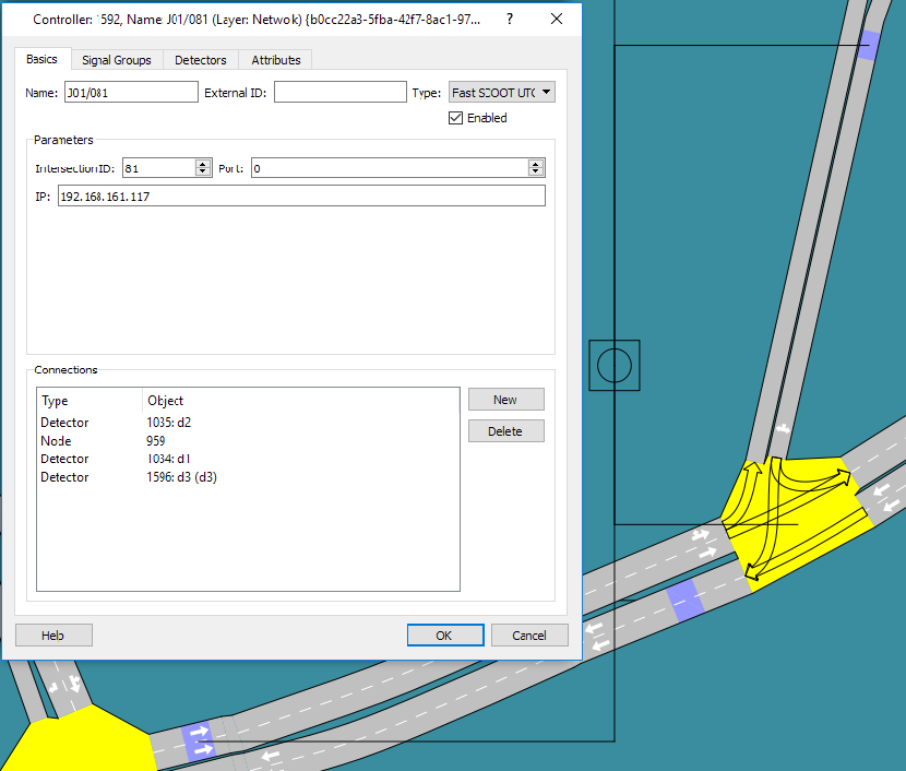 Editor de Controlador Fast SCOOT UTC (pasta principal)