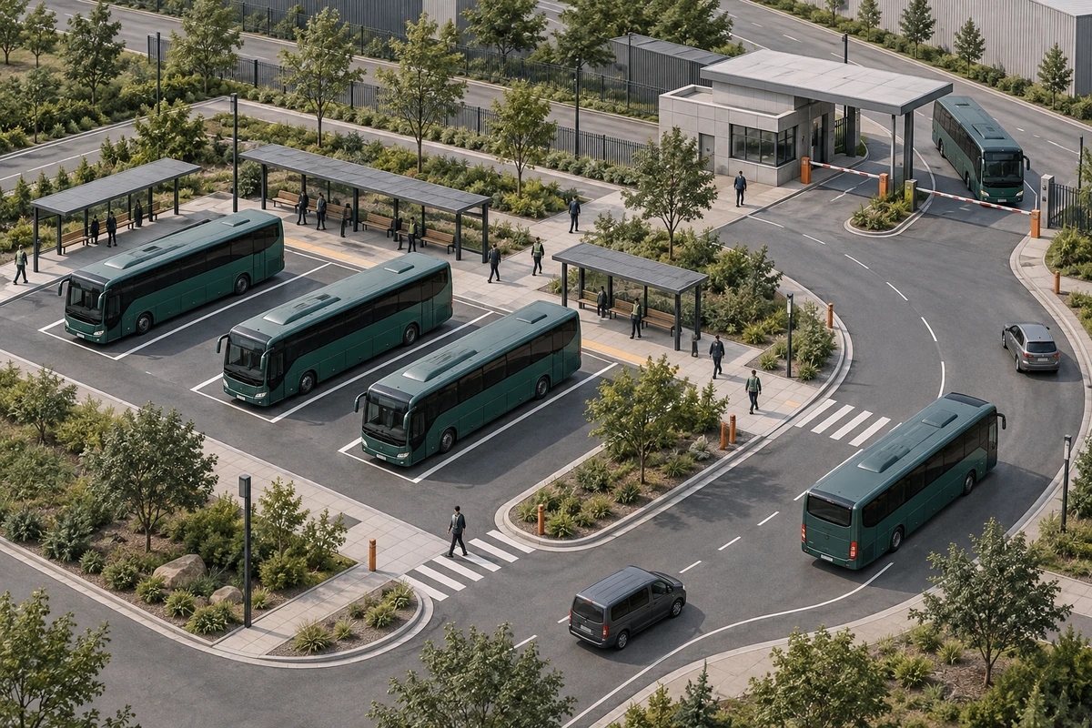 Imagem ilustrativa — Estudo de otimização do transporte fretado de colaboradores da Gerdau