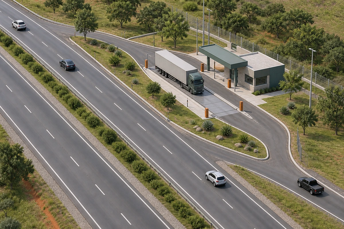 Imagem ilustrativa — Estudo de localização de postos de pesagem veicular na BR-381
