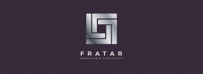 Uma logo para uma empresa que procura criar uma nova logo para sua empresa, Fratar, que é uma combinação de uma letra G e um retângulo (um tom de pastel: 0,207).