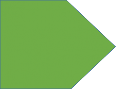 Um objeto hexagonal verde com uma borda azul na parte inferior, e um fundo preto na parte inferior do objeto hexagonal, (um diagrama de wireframe: 0,639)
