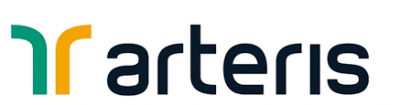 O logo da empresa, com o nome da empresa nele e o nome da empresa no canto inferior direito do logo, (uma foto de estoque: 0,167)