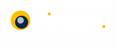 O logotipo da empresa, Aimsun, uma empresa da Siemens, tem um fundo verde e um oval amarelo com um centro azul e um logotipo branco (um diagrama de estrutura em arame: 0,269).