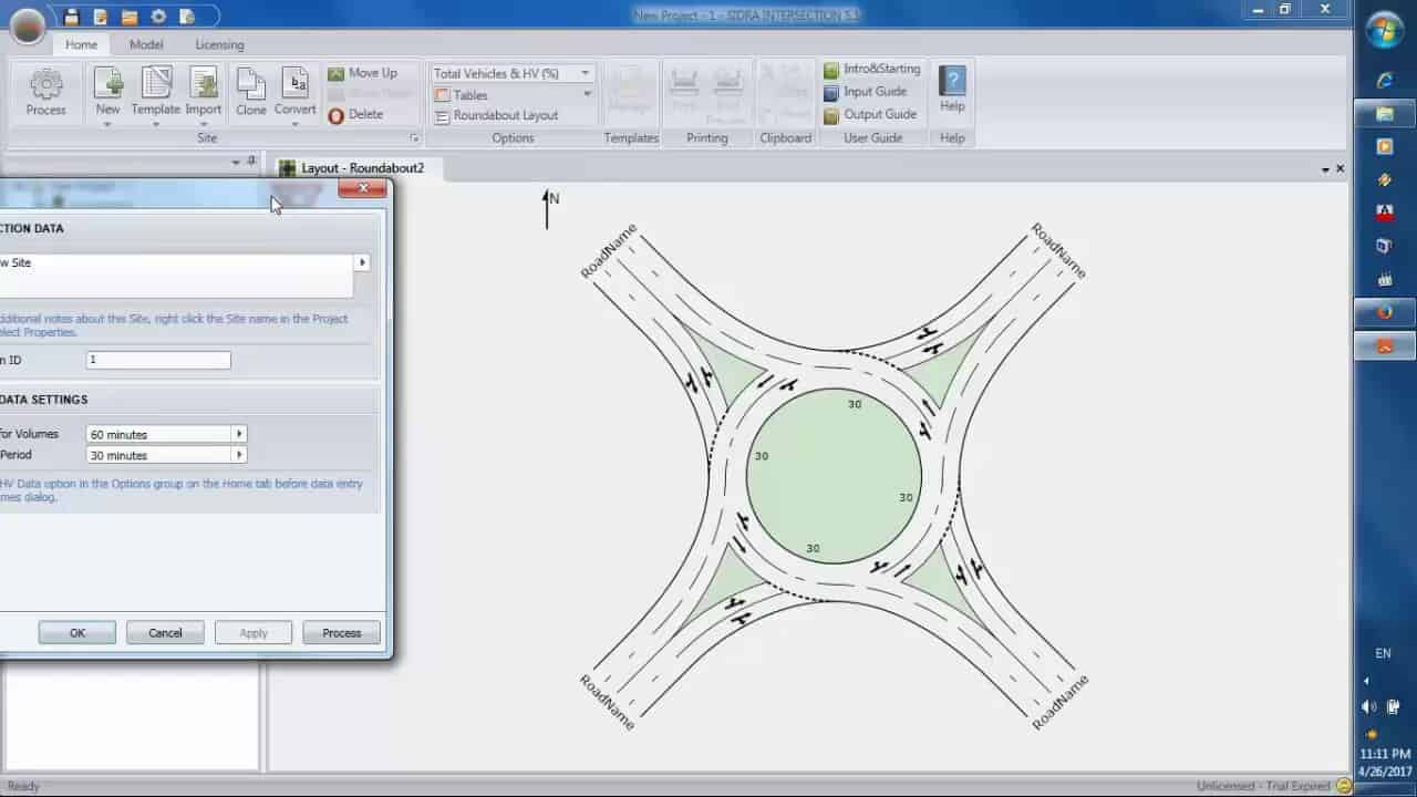 Uma tela de computador com um desenho de uma estrada e um mapa nela, e uma janela com um desenho de uma estrada e uma linha de tráfego, (gráficos de computador: 0,365)