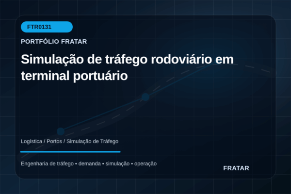 Simulação de tráfego rodoviário em terminal portuário | Fratar