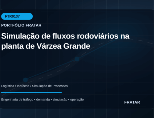 Simulação de fluxos rodoviários na planta de Várzea Grande