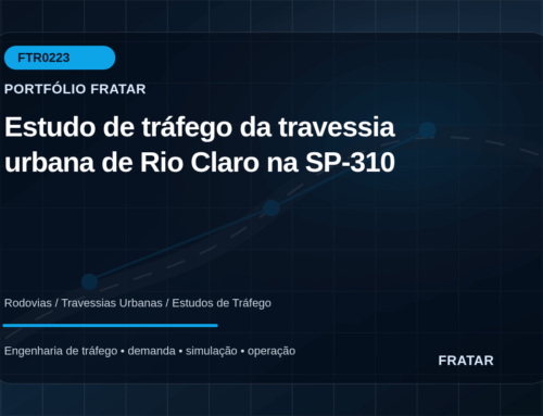 Estudo de tráfego da travessia urbana de Rio Claro na SP-310