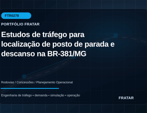 Estudos de tráfego para localização de posto de parada e descanso na BR-381/MG