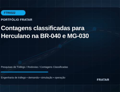 Contagens classificadas para Herculano na BR-040 e MG-030