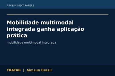 Mobilidade multimodal integrada ganha aplicação prática