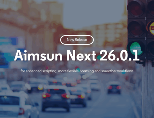 Aimsun Next 26.0.1 aprimora scripts, licenças e fluxos